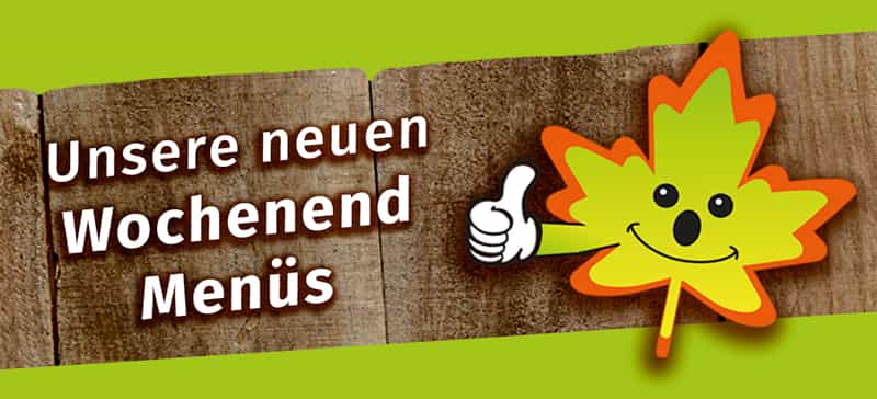 Speisen zum Wochenende